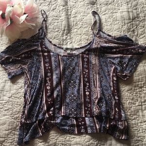 Shoulder less blouse | Charlotte Russe